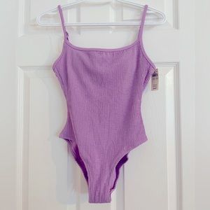 NWT - Aerie Crinkle Material Lowback One Piece Swimsuit